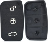 Clé de remplacement à 3 boutons en caoutchouc, adaptée à Ford Focus Mondeo C Max S Max Galaxy Fiesta