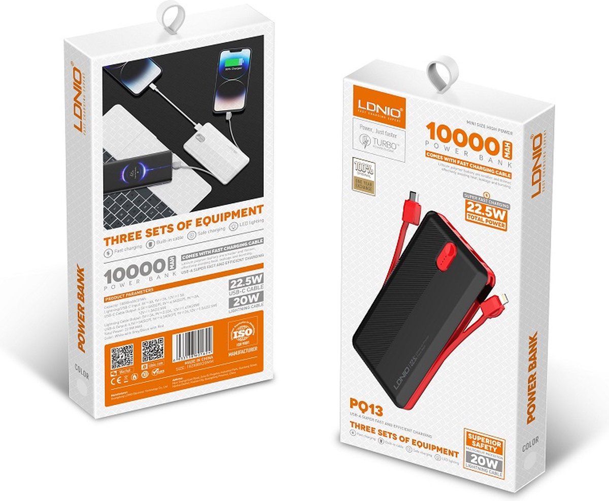 powerbank PQ13 10000mAh kleine consumentenelektronica handel in mobiele draagbare oplader hete verkoper slanke metalen 10000 mah powerbank – foto 5