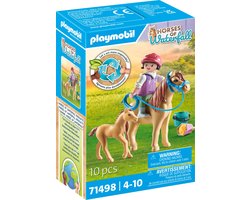 foto van PLAYMOBIL Horses of Waterfall Kind met pony en veulen - 71498