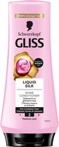 Bol.com Schwarzkopf - Gliss - Liquid Silk Conditioner - Pluizend & Dof Haar 6x 200ml - Voordeelverpakking aanbieding