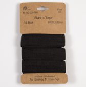 Elastiek - Elastiek naaien - Zwart - Kleding - Rokken - Jurken - Doe het zelf - 20mm - 2cm - 3 meter lang