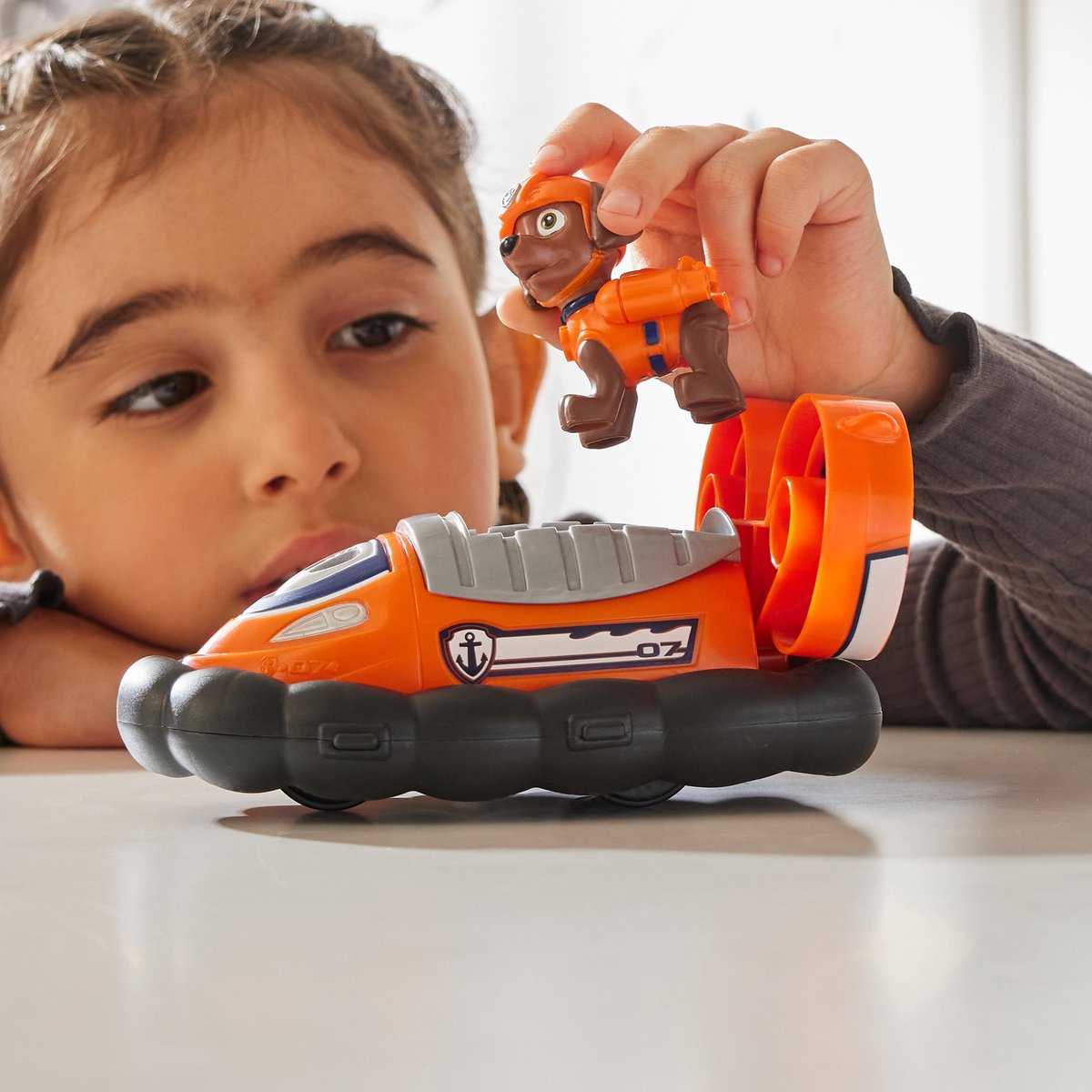 PAW Patrol - Zuma's Hovercraft - speelgoedauto met speelfiguur — afbeelding 8