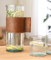 Return to Sender | Luxe handgeblazen 1.7 L glazen water Karaf - Waterkan van puur Handgemaakt glas - schenkkan - sap of limonade kan