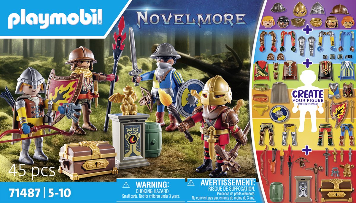 PLAYMOBIL Novelmore My Figures Ridders van Novelmore - 71487 — afbeelding 9