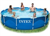 Intex Metal Frame Pool - Opzetzwembad - Ø 366 cm x 76 cm