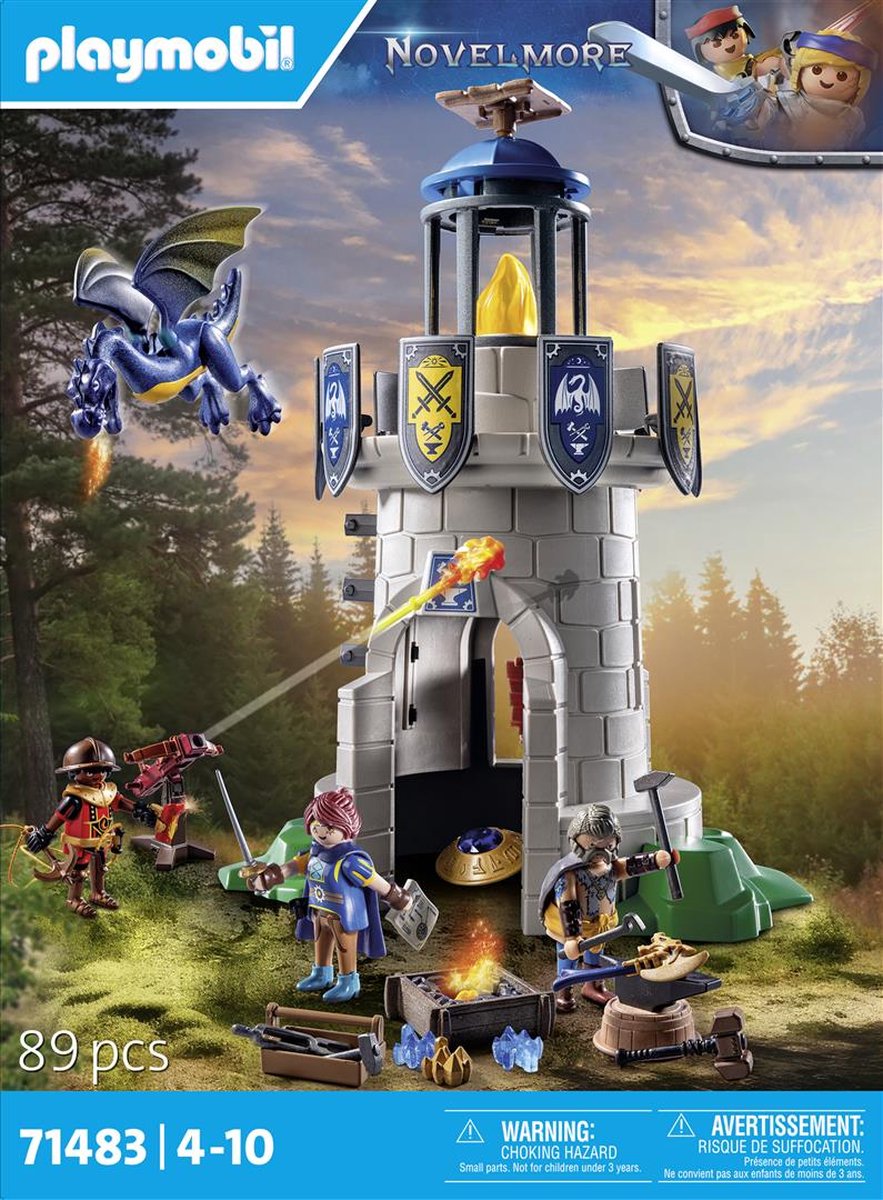 PLAYMOBIL Novelmore Riddertoren met smid en draak - 71483 — afbeelding 11