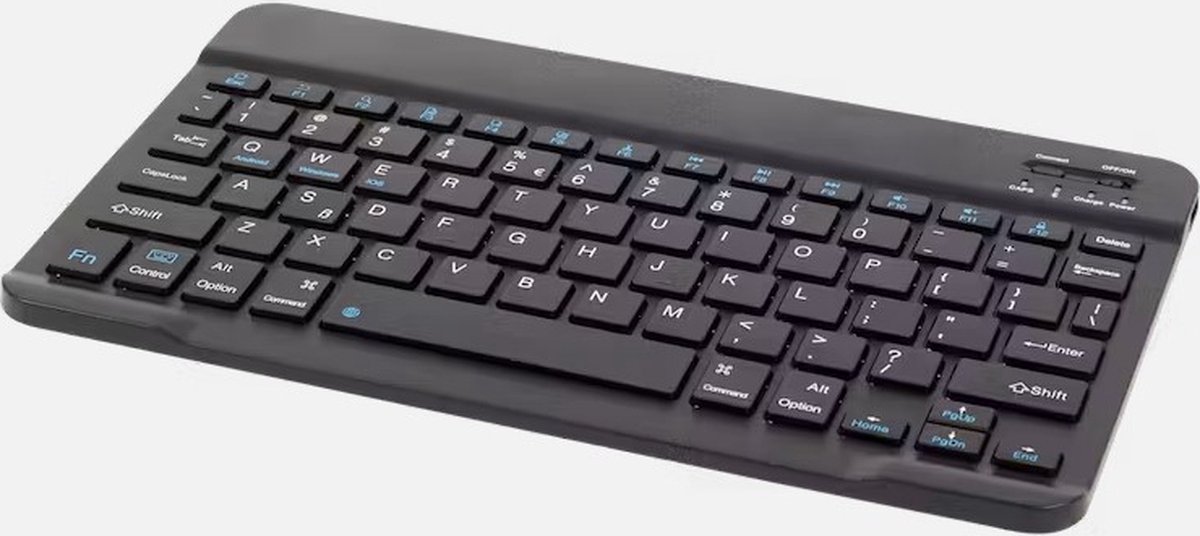 Draagbare Mini Bluetooth Toetsenbord - USB-C Oplaadbaar - Qwerty - BT 5.2 - Reizen - Multimedia - Mediaspeler - Tablettoetsenbord - PC - Smartphone - Tablet Accessoires - Telefoon - Laptop - Portable Keyboard - Cadeau - Muis