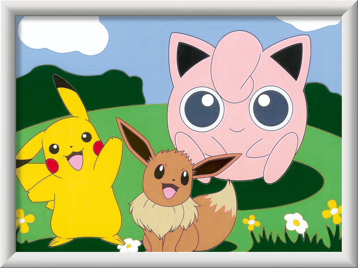 Ravensburger CreArt Pokémon Classics Schilderen op nummer voor kinderen bol