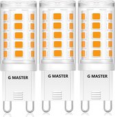 G Master - Source de lumière PRO G9 - 230V - Lumière Wit Chaud - Dimmable - 5W (remplace la lampe Halogène 40W) - Lampe LED - (3 PCS)