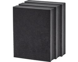 3x Filter geschikt voor AEG LX7 - LX8 series Schuim Vervanging Hygiënefilter Wasbaar - Vervangt 1184255014 - 7321423161707