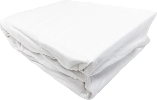 Surmatelas fendu iSleep Molton - 100% Coton - Lits jumeaux - 180x200 cm - Blanc