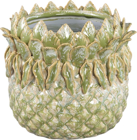 Série de 2 ananas vintage en céramique