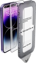 Screen protector Royal Empire - Glass - Met Montage Frame - Geschikt voor iPhone 15 Pro Max - gehard glas
