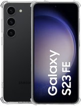 Geschikt voor Samsung Galaxy S23 FE - Hoesje - Shock Proof Case – Cover Transparant