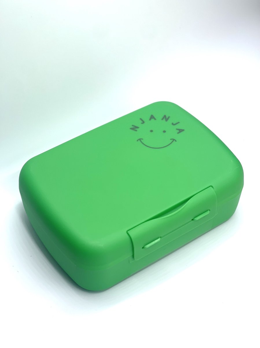 NJANJA - lunchbox voor kinderen - lunchbox voor volwassen - groen - brooddoos - broodtrommel - vershouddoos