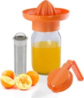 Handmatige citroenpers citruspers, 2-in-1 limoenpers, koffiemaker voor koude brouwen