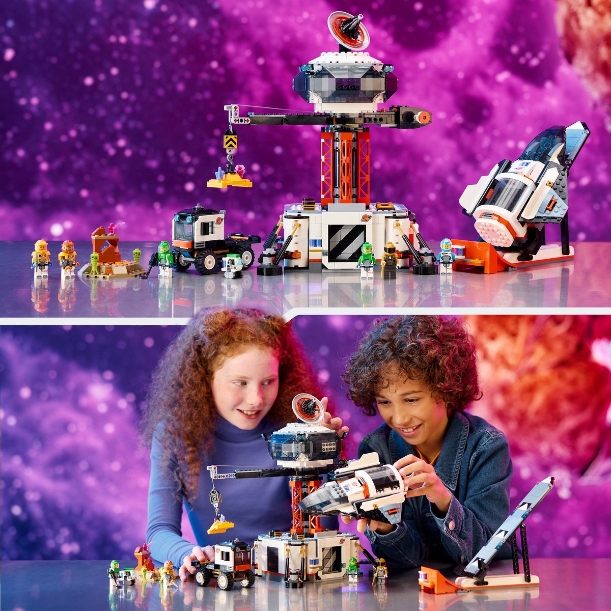 LEGO 60434 City Ruimtebasis en raketlanceringsplatform Speelgoed Raket, Robot en Alien Set — cadeau in Spellen & Speelgoed - foto 5
