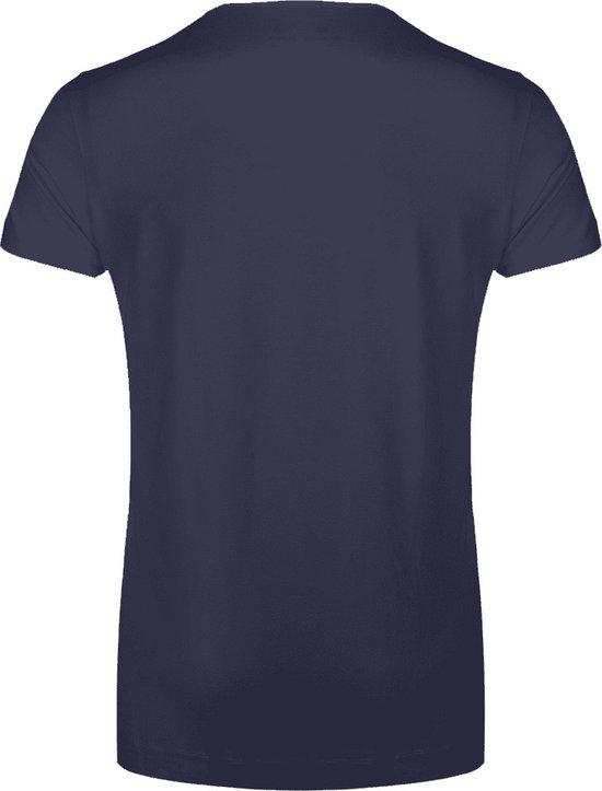 Undiemeister® T-shirt Blauw coupe slim col V Storm Cloud