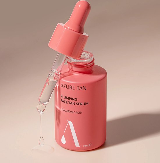 PLUMPING FACE TAN SERUM hyaluronic ACID drops bol