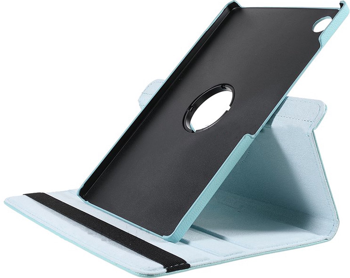 Hoes geschikt voor Samsung Galaxy Tab A9 – Arara draaibaar tablethoes – Lichtblauw