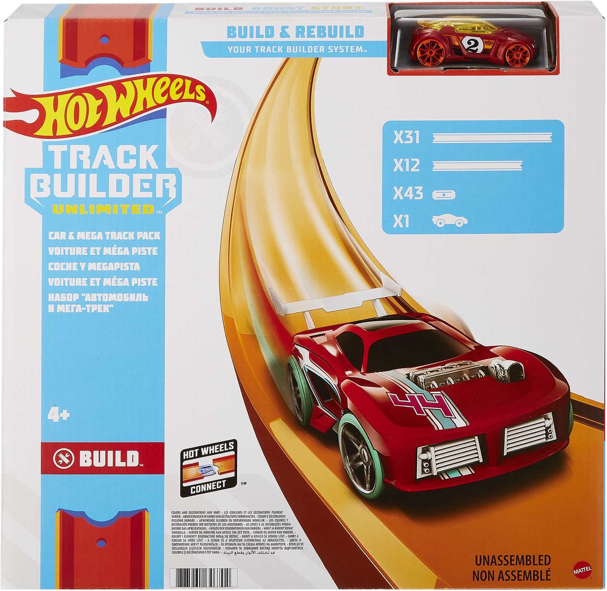 HOT WHEELS AUTO EN MEGABAANSET