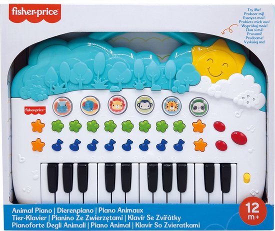 Fisher Price Dierenpiano – Interactief speelgoed - Muziekinstrument
