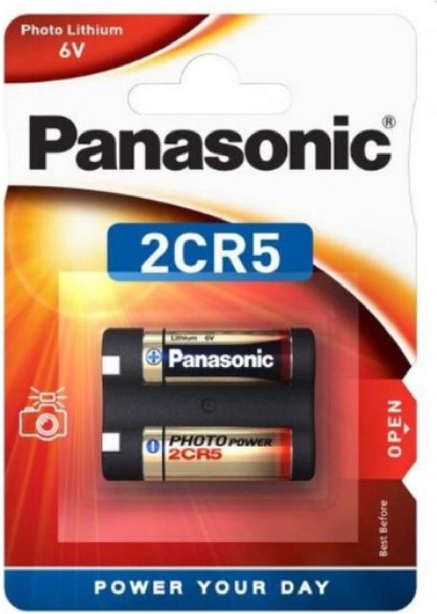 Panasonic 2CR5 / DL245 Lithium batterij 10 stuks