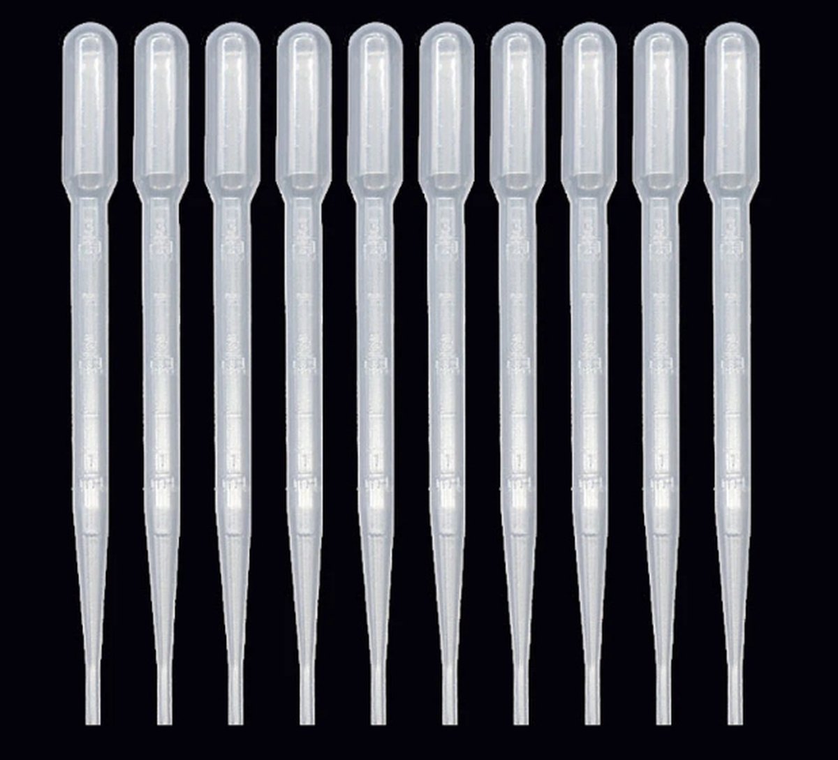 10x | Pipet | 3 ml | Whisky Pipet - Merkloos