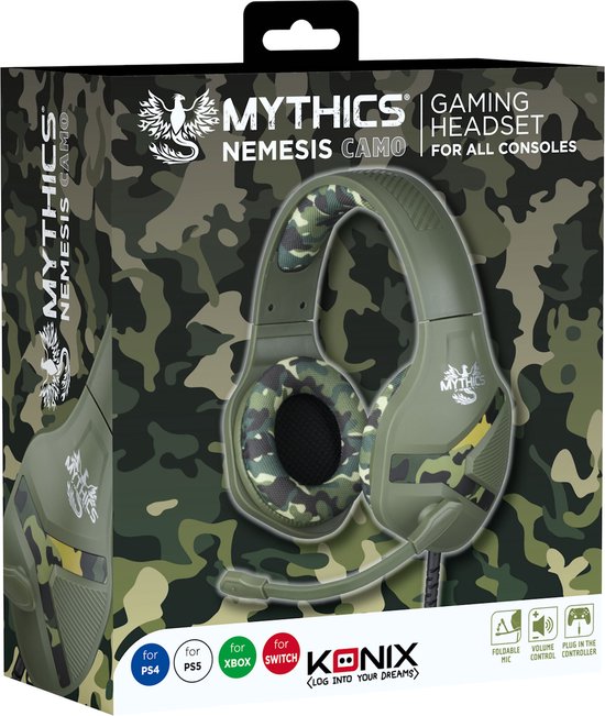 Casque gaming Nemesis Camo - PS4 - Accessoires PS4 - Playstation 4