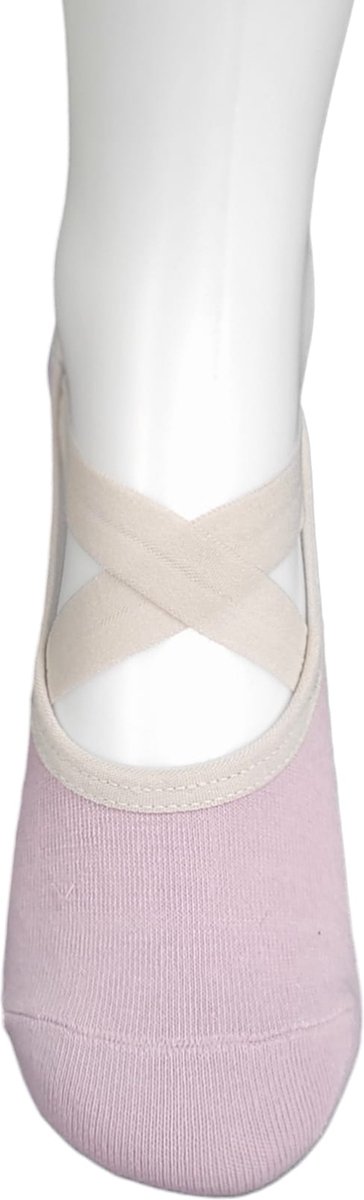 Yoga sokken antislip dames - Pilates sokken - yoga kleding dames - Paars - oDaani — afbeelding 2