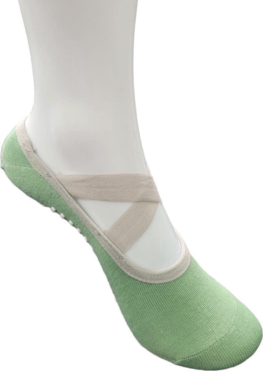 Yoga sokken antislip dames - Pilates sokken - yoga kleding dames - Groen - oDaani
