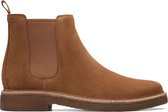 Clarks - Heren - Clarkdale Easy - H - 4 - cognac suede - maat 10,5