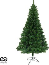 Nordlandia Kunstkerstboom - 210 cm - Realistische Kunststof Kerstboom - Metalen Standaard - Zonder Verlichting - Groen