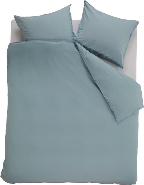 Ambiante de couette Ambiante Cotton Uni - Double - 200x200 / 220 cm - Blauw