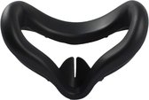 YONO Cover geschikt voor Oculus / Meta Quest 2 VR Bril - Siliconen Case Masker - Zwart