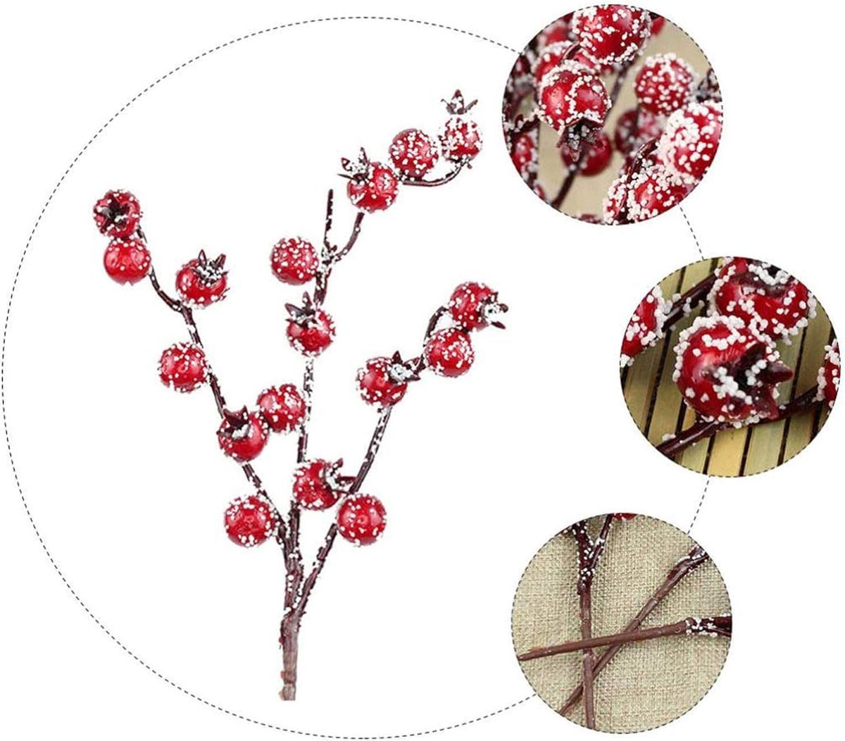 Kerstdecoratie met natuurlijke materialen
