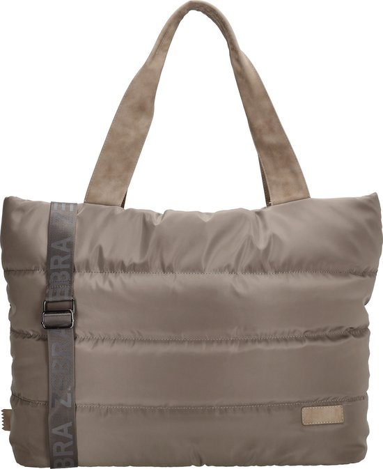 Zebra Trends Elske Shopper XL - Taupe Foncé