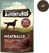 Adventuros Meatballs met rund - hondensnacks - 7 x 70g