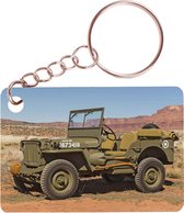 Sleutelhanger 6x4cm - Willy's Jeep - US Army