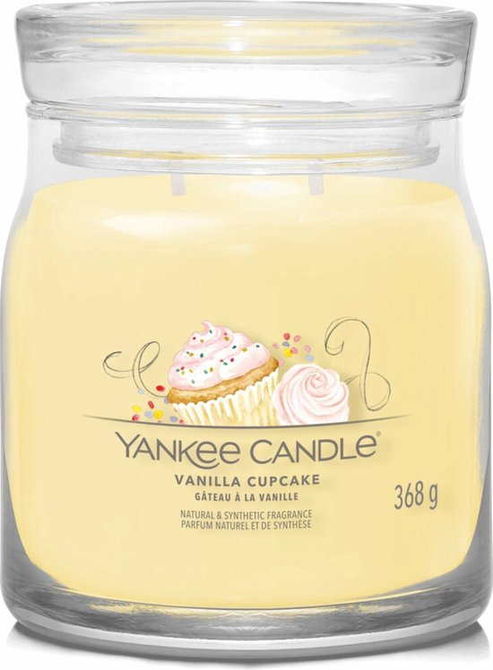 Yankee Candle - Vanilla Cupcake Signature Medium Jar - Moederdag cadeau