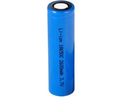 3 x Oplaadbare batterij accu 18650 van 2600mAh 3.7V (set van 3 stuks)