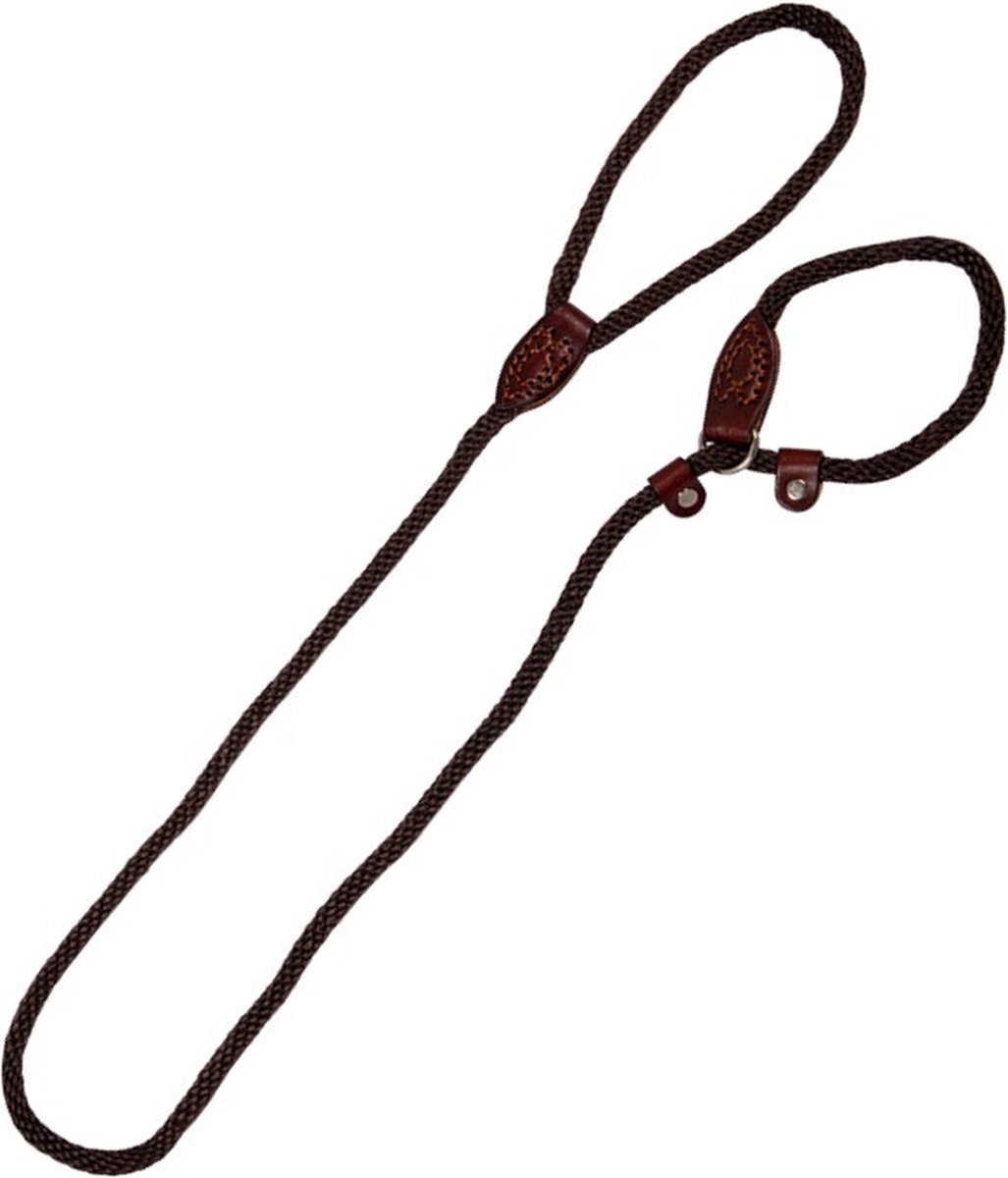 Jack and Vanilla Hondenriem - Sliplijn voor honden - Lengte 140 cm - Dikte 9 mm - Bruin