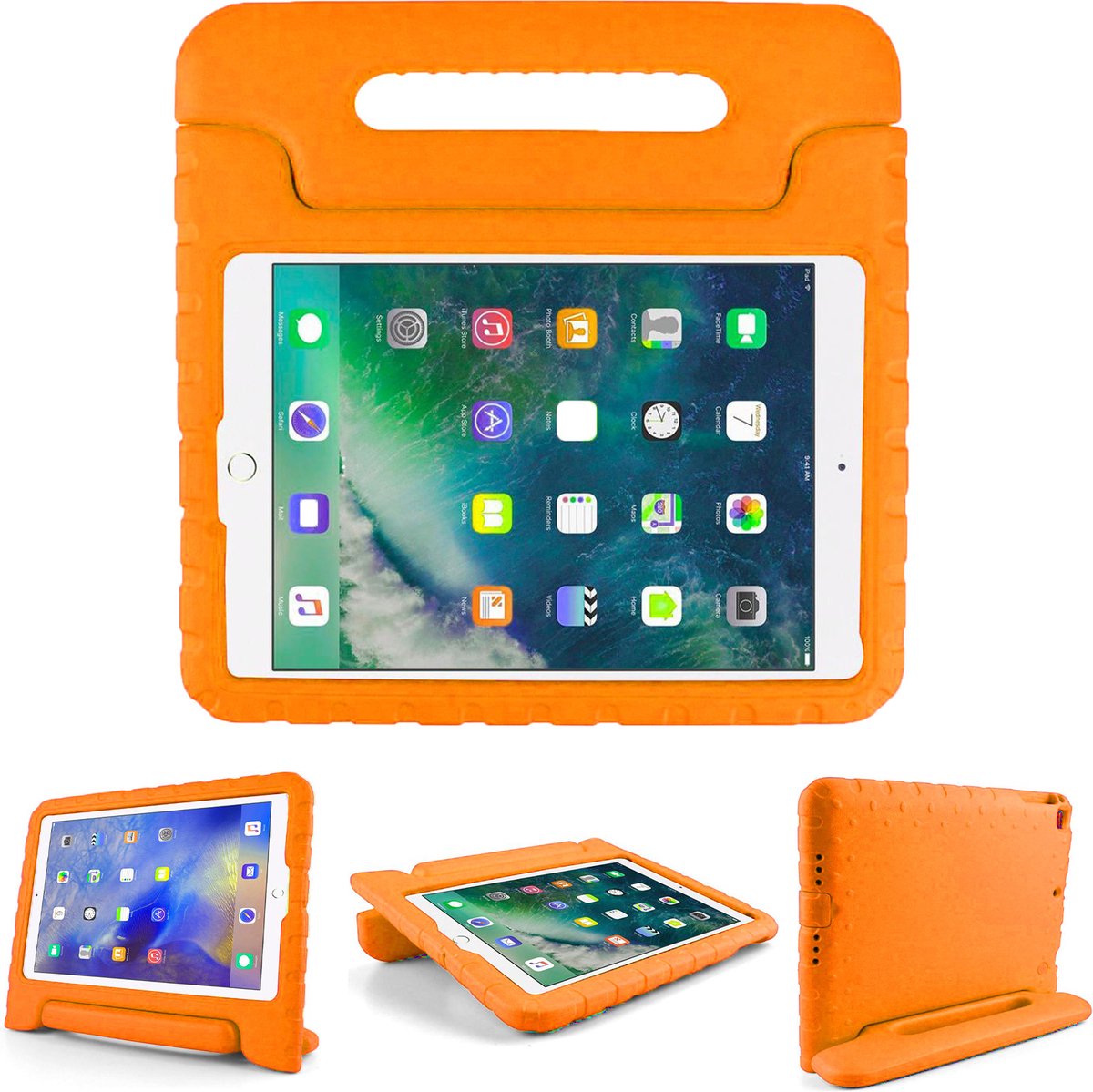 Apple iPad Air 4 10.9 (2020) Hoes - Kinder Tablet Hoes - Oranje