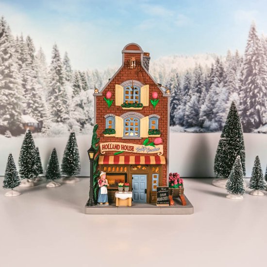 Lemax - Holland House - Tulip Garden - Kersthuisjes & Kerstdorpen