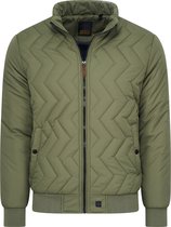 Mario Russo Aviation Jacket - Jas Heren - Winterjas Heren - Waterafstotend - Leger Groen - M