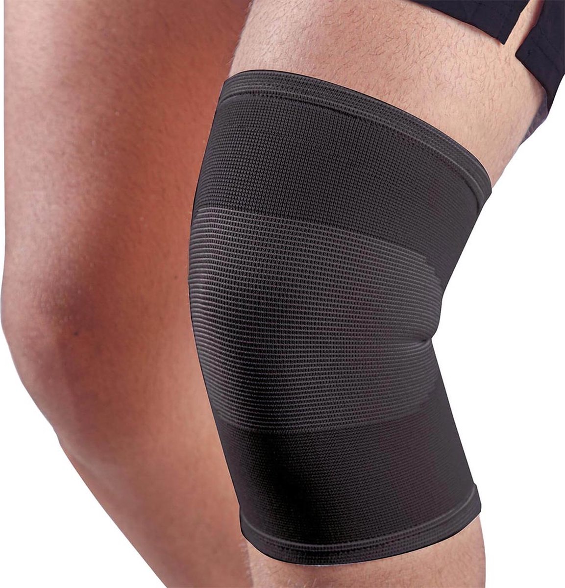 Mövibrace - Kniebrace - Kniebandage - Knie Ondersteuning - Unisex - Zwart - Maat S