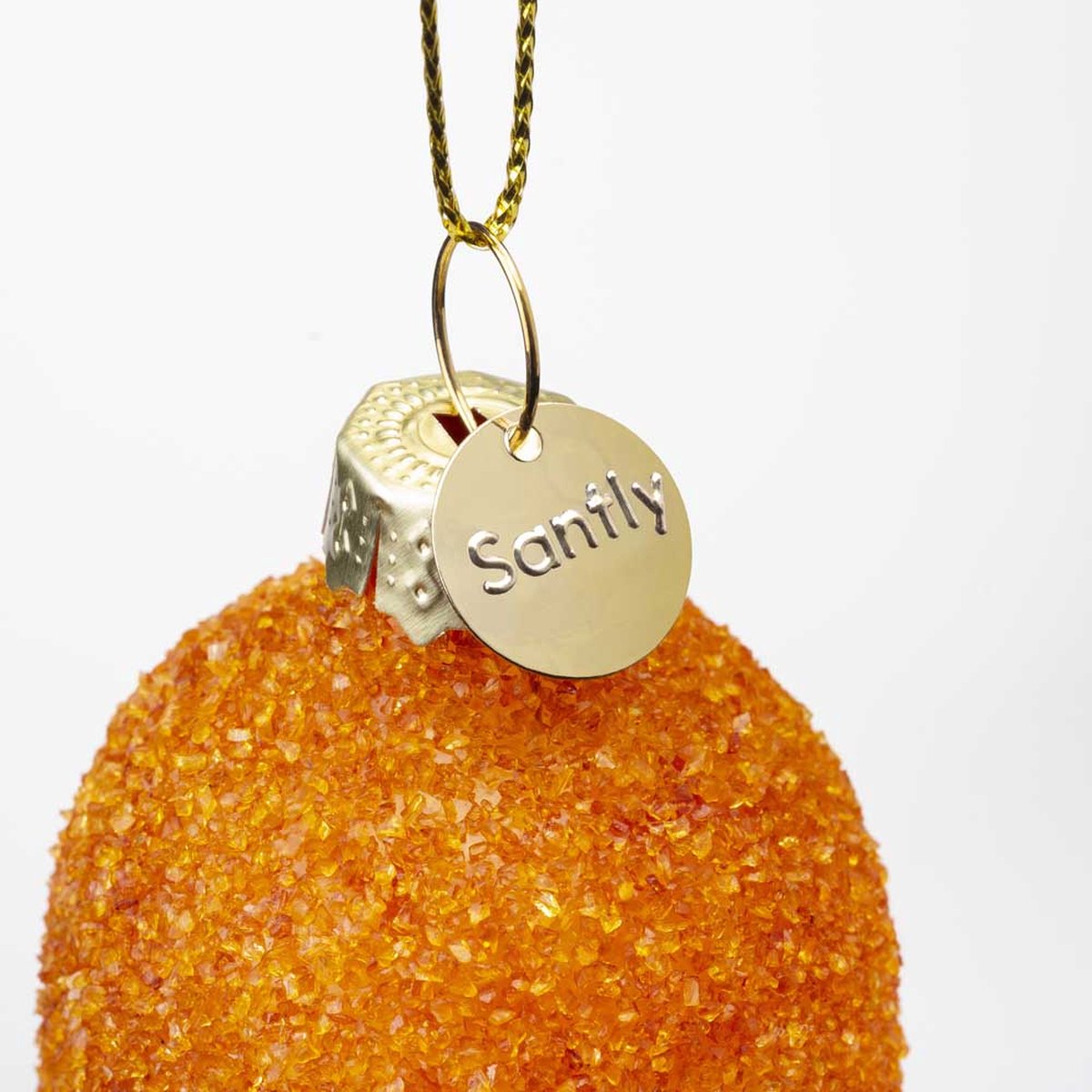 Santly kroket kerstornament - Kerstballen - Kerstversiering - Kerstboom versiering - Kersthanger - 10 cm - Glas – foto 3