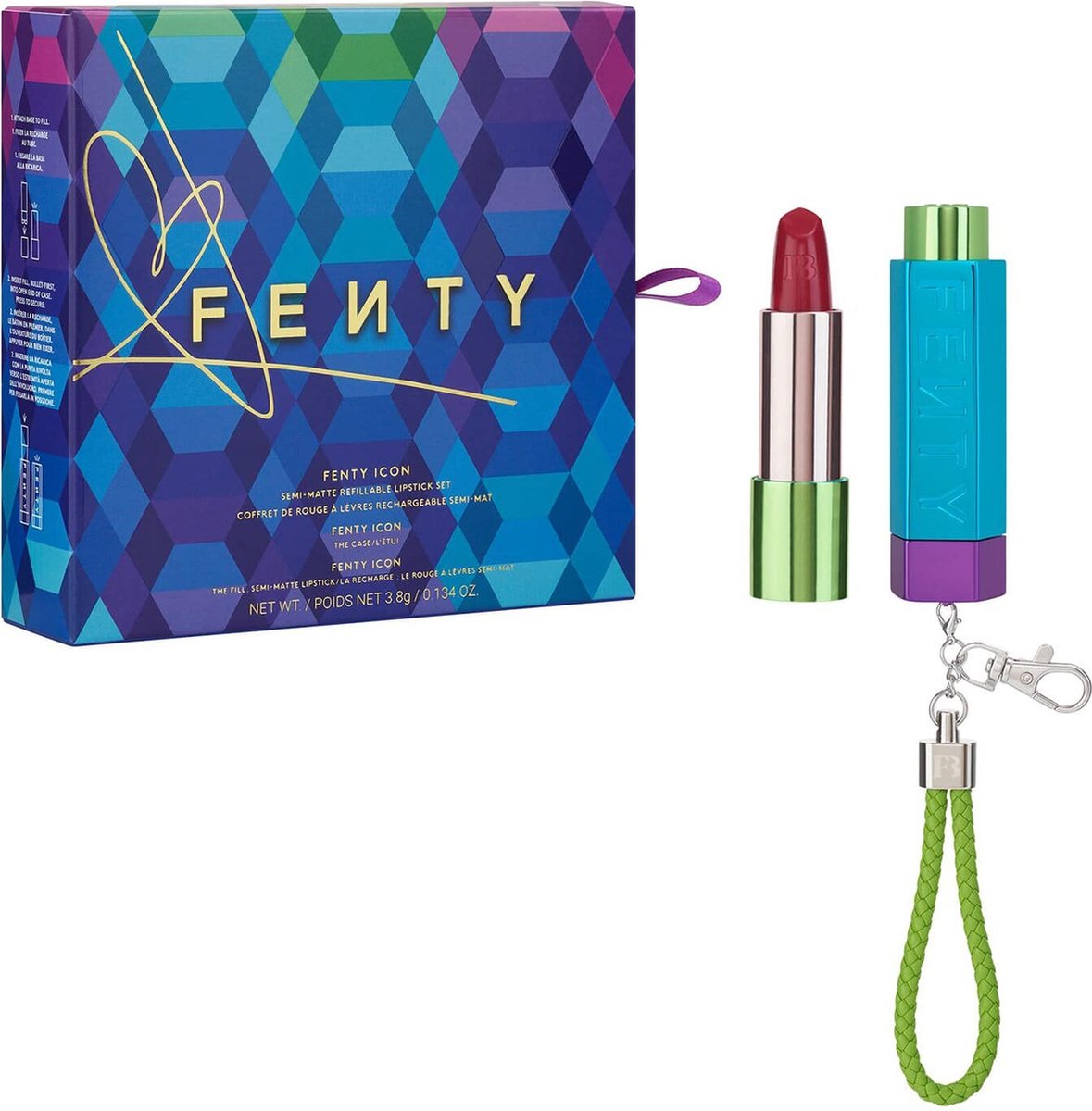 Fenty Beauty - Icon semi-matte Refill-Lippenstift - Make-up-Set
