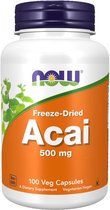 Acai, 500 mg, 100 gélules végétales, Now Foods
