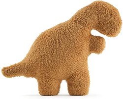 Klikkopers® - Kawaii Kussen - 45CM - T-Rex Kussen - Squish Knuffel - Dino Nugget Kussen - Dinosaurus Kussen - Dinosaurus Nugget Knuffel - Dinosaurus Nugget kussen